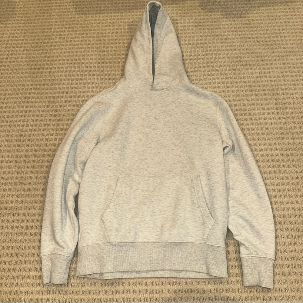 Old Navy Men's white Heather Hoodie